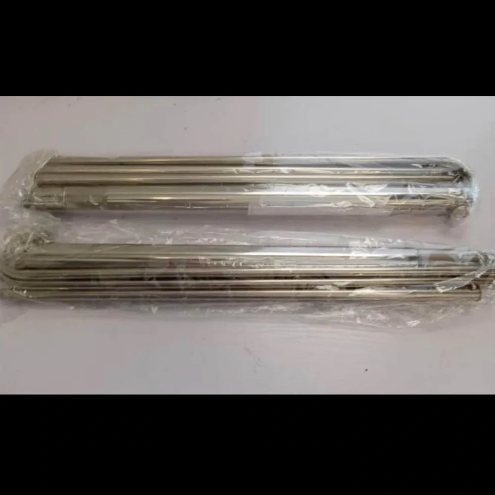 New 2pk Chrome Expanding Hanging Closet Rods